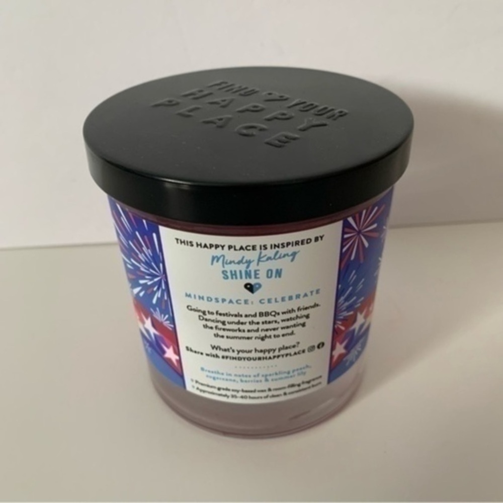 NWT. FIND YOUR HAPPY PLACE Festivals & Fireworks Candle - Picture 4 of 6